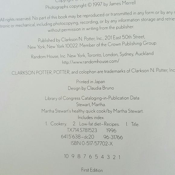 Martha Stewart Cookbook - Picture 3 of 8